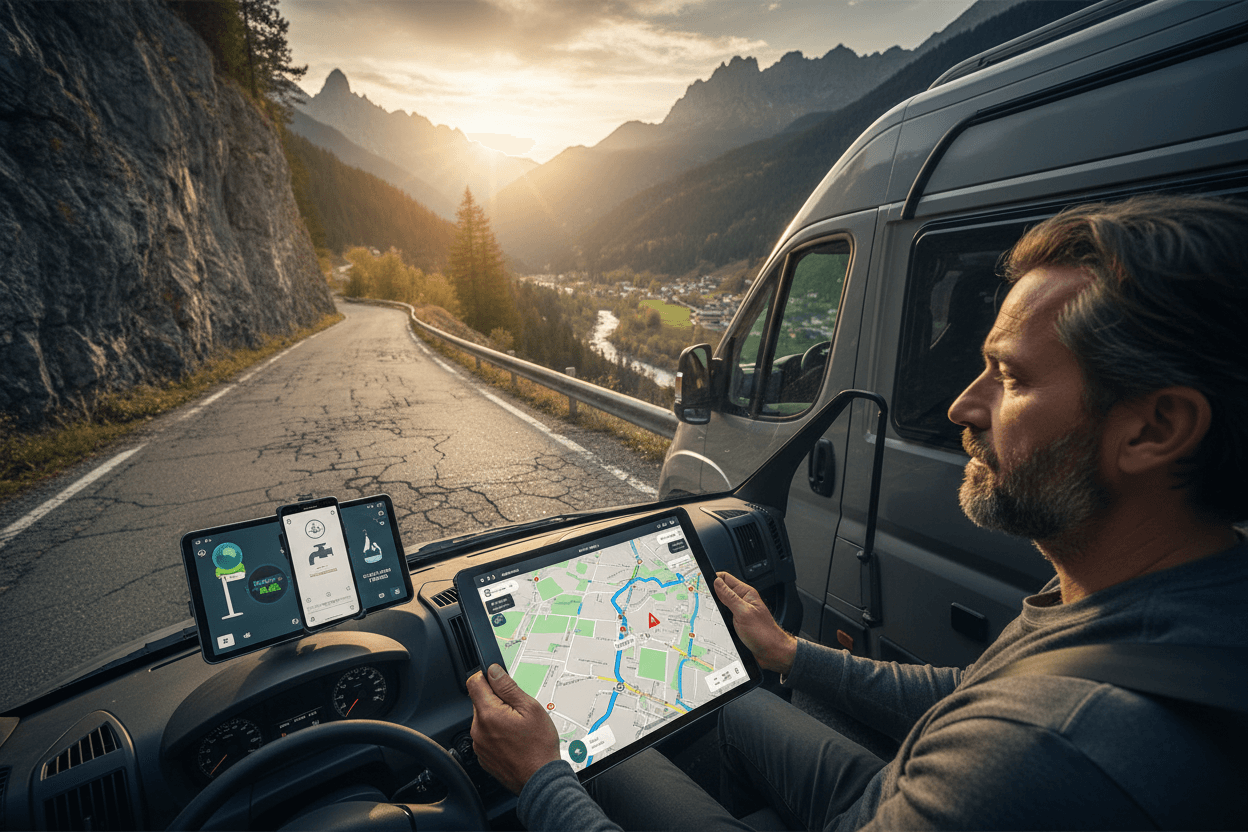 10 Onmisbare Camper-Apps voor 2026: Voorkom Stress en Ontdek de Vrijheid