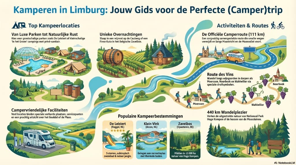 De Mooiste Camperplaatsen in Limburg: Top 10 Tips voor een Perfecte Vakantie